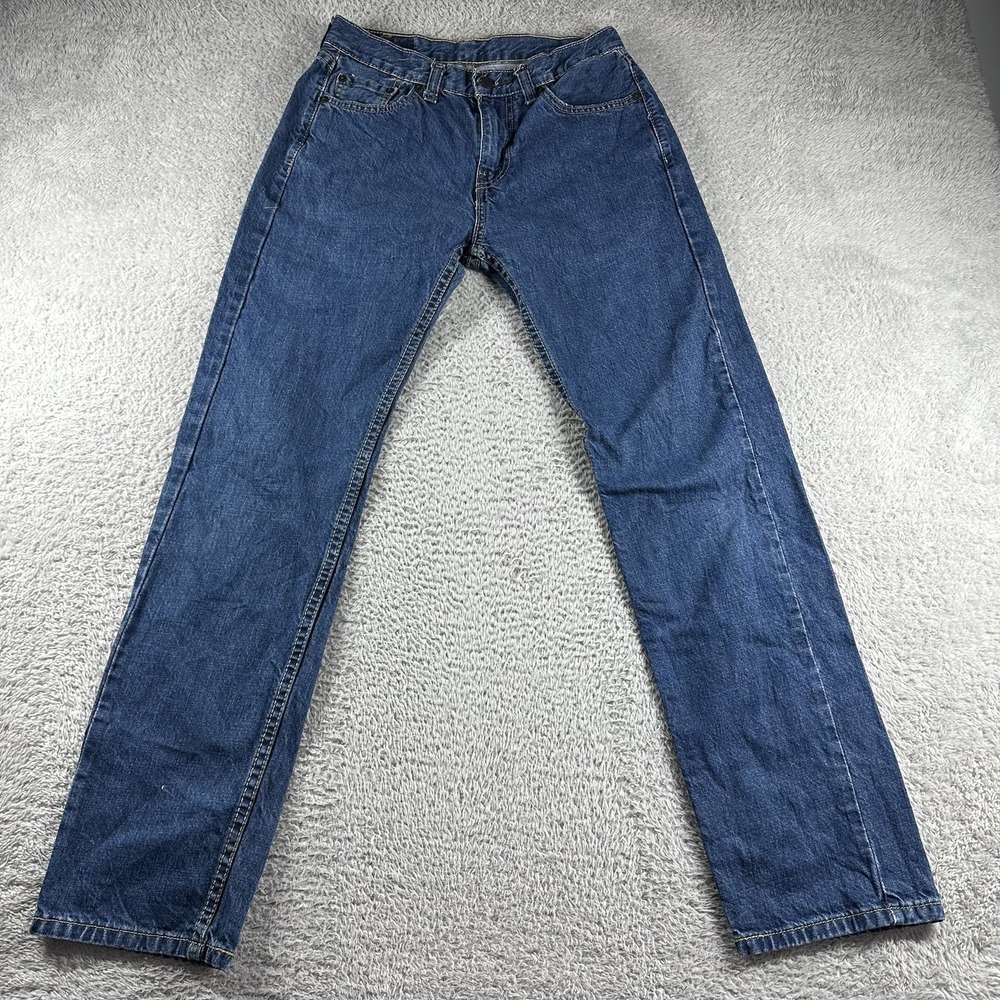 VINTAGE Levi's 505 Jeans Mens 30x32‎ (Fits 27x29) Blue Dark Wash Classic Y2K